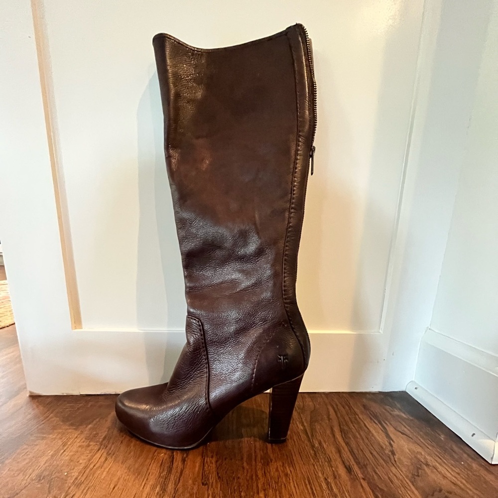 Frye Knee High Leather Boots